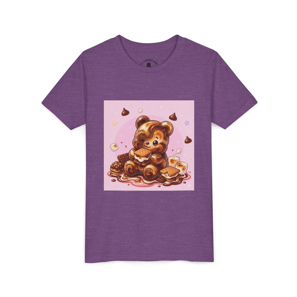 Chocolate, Marshmello S'more Gooey Fudge Gummy Bear Dessert Graphic Tee