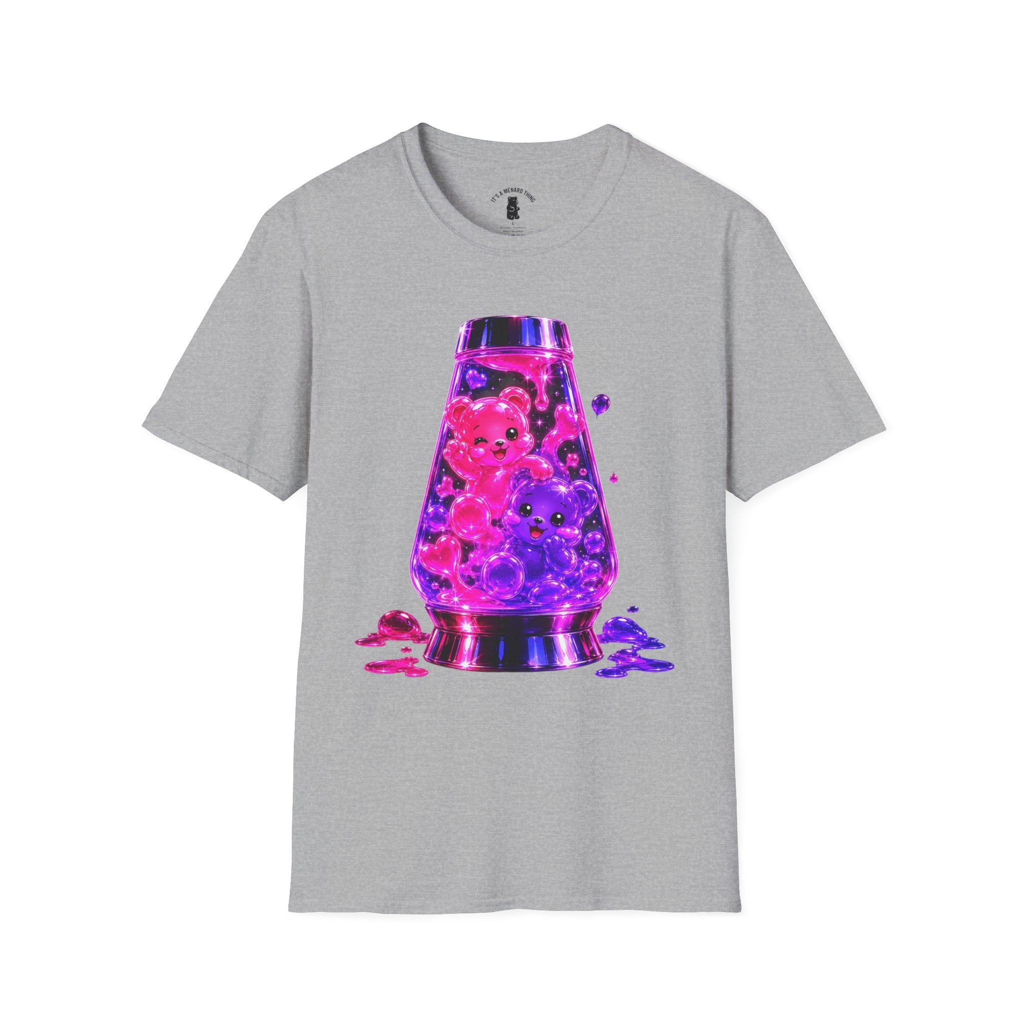 Retro Neon Special Lava Lamp, Oozy Bear Duo Gummies- Graphic Shirt