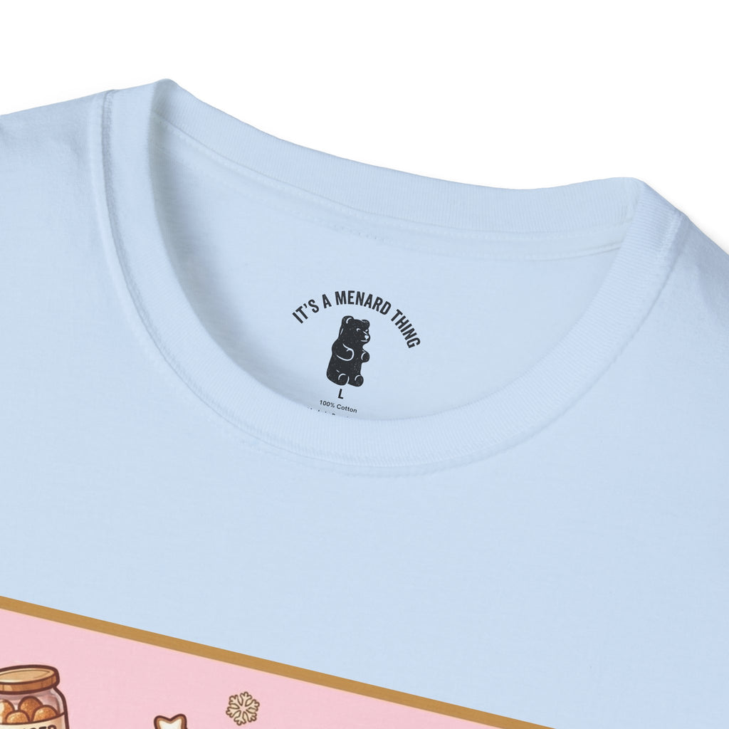 Kawaii Gingerbread Gooey Gummy Bear- Graphic T-Shirt