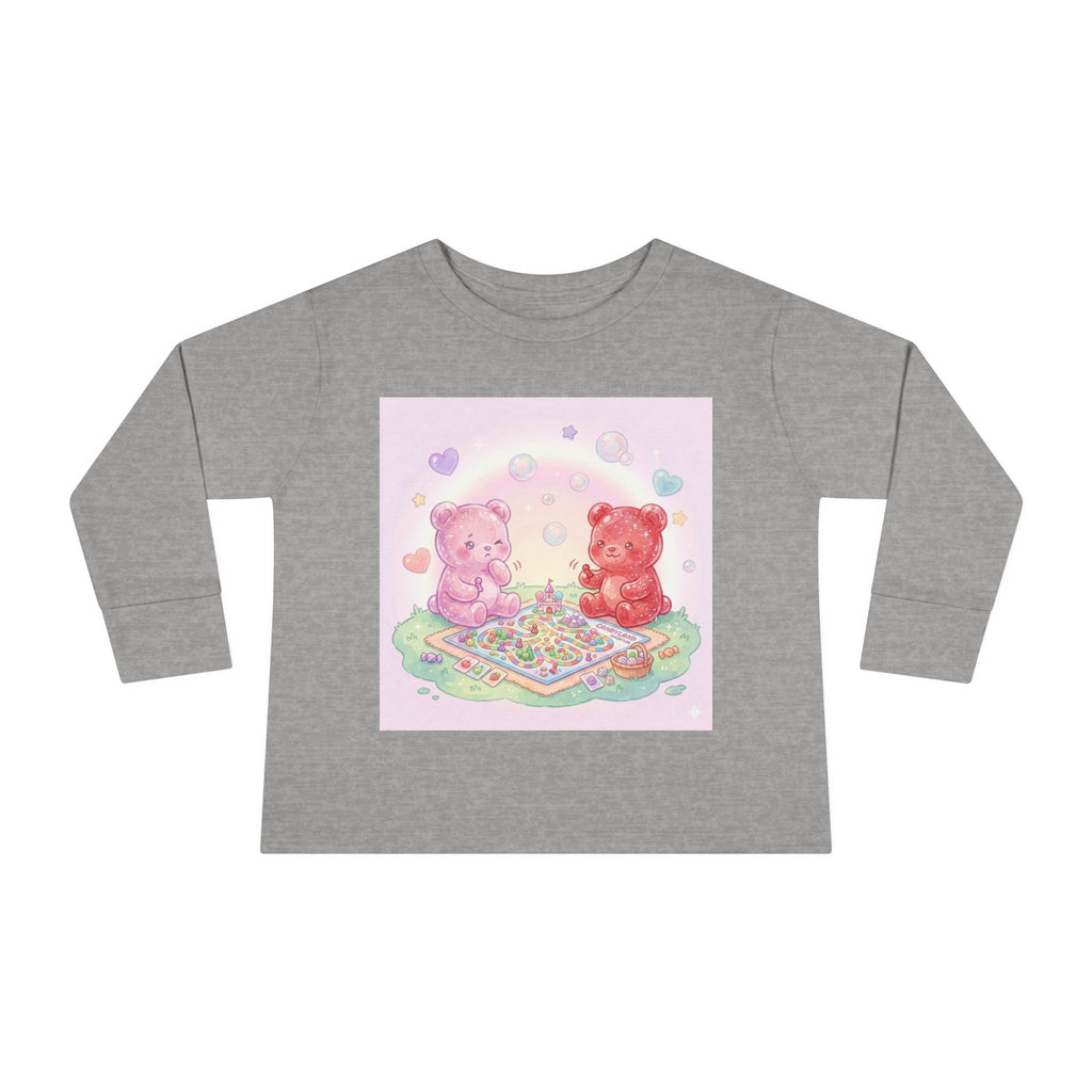 Playdate Board Games, Oozy Bear Friends- Graphic Long Sleeve Shirt