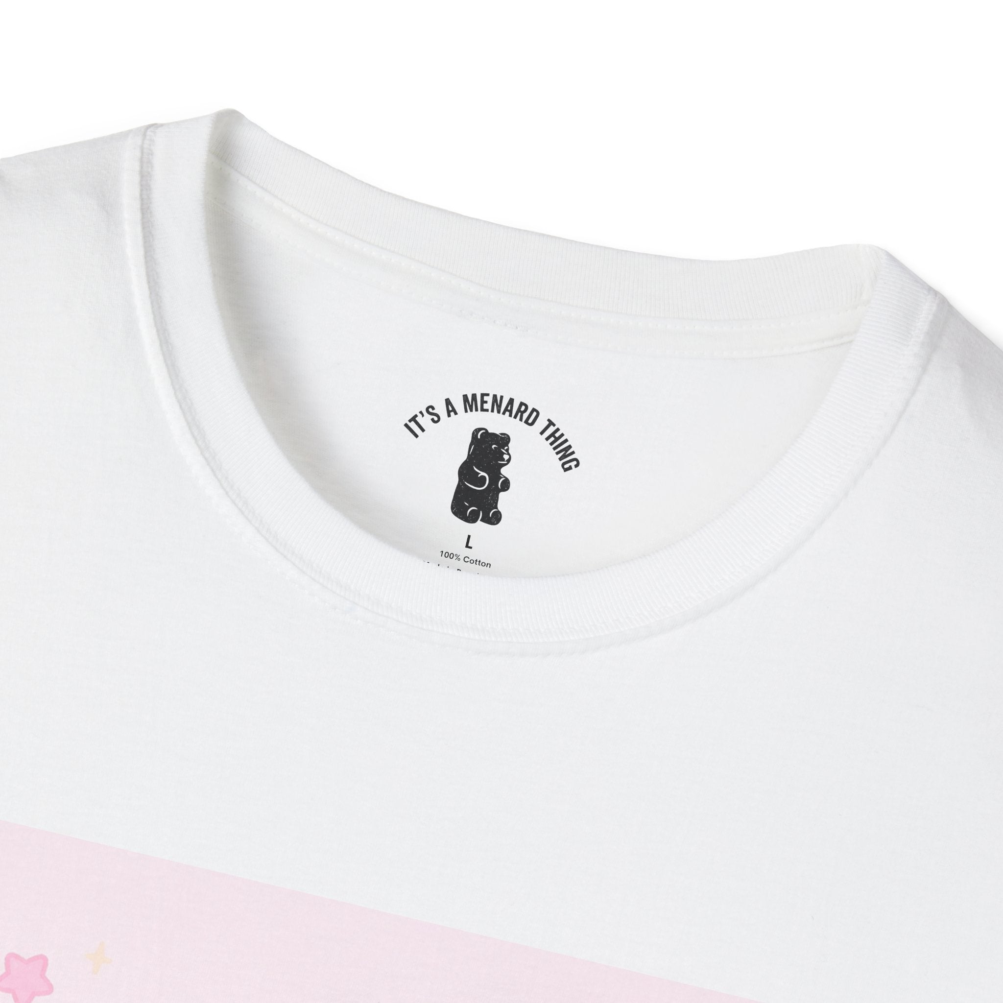 Crying Pink Gooey Gummy Bear- Graphic Tee