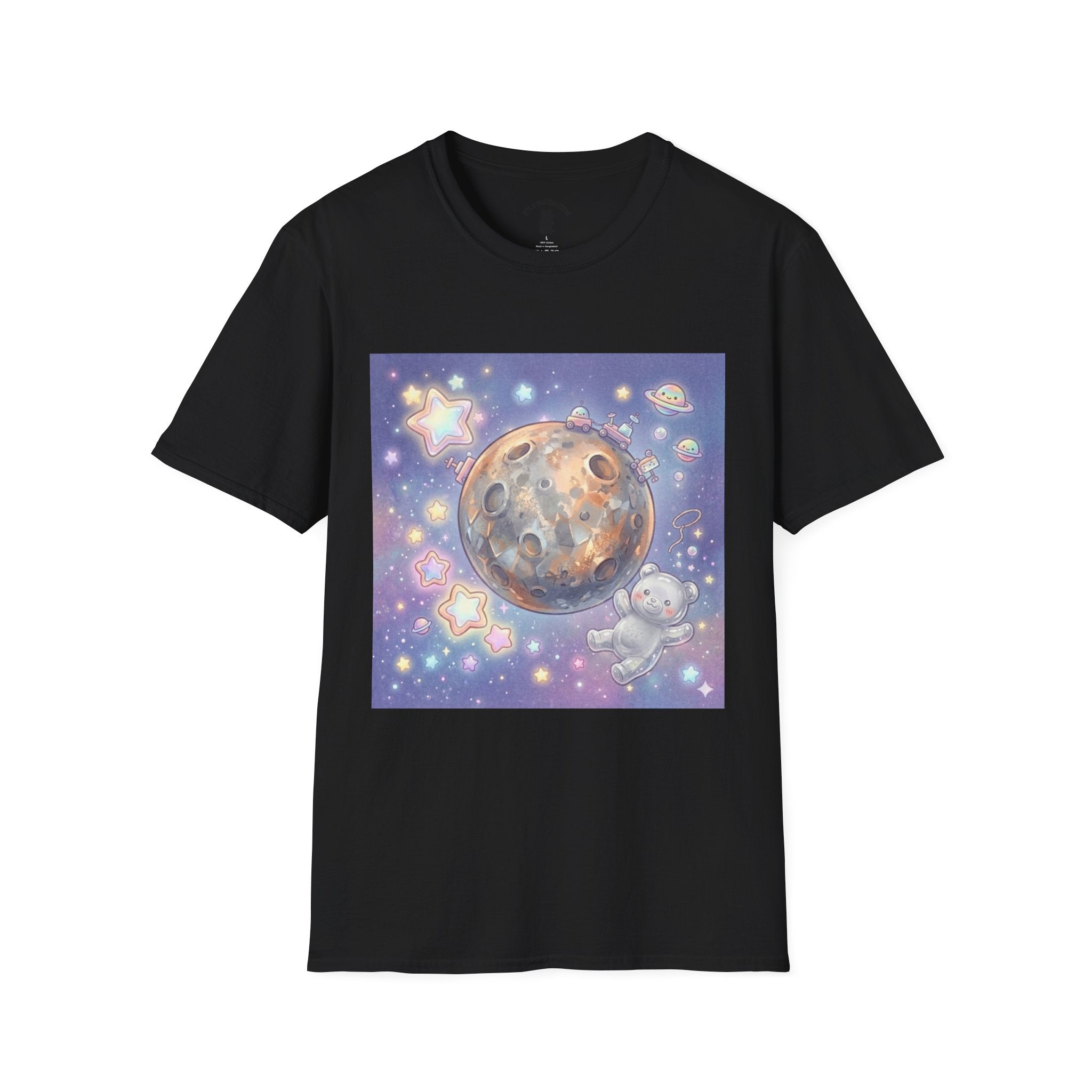 Smart as Me called Mercury Silver crystal Gooey Gummy Bear — Kawaii Graphic T-Shirt