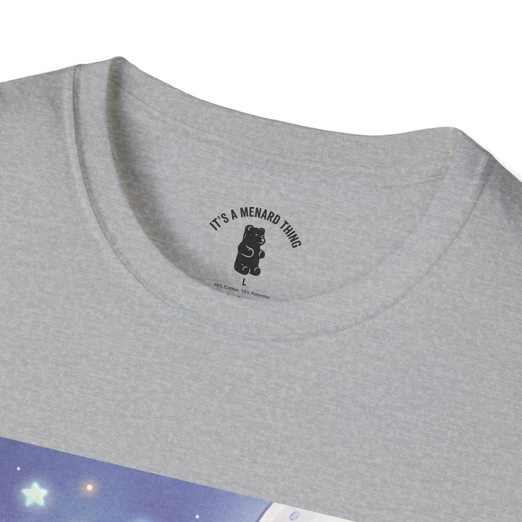 Float Me To The Moon, Crytal White Gooey Gummy Bear — Pastel Graphic T-Shirt