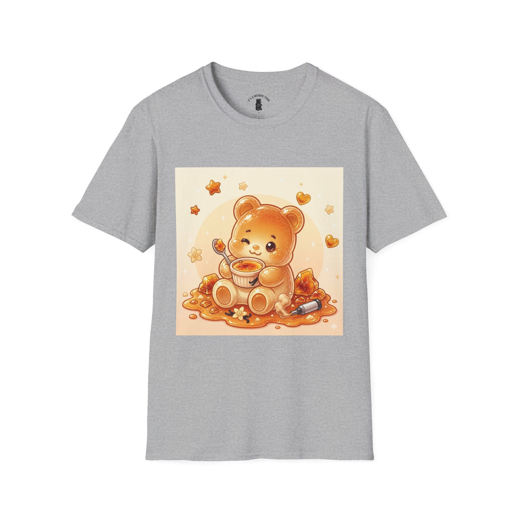 Cream Brulé Cutie, Gooey Gummy Bear – Adorable Graphic Tee