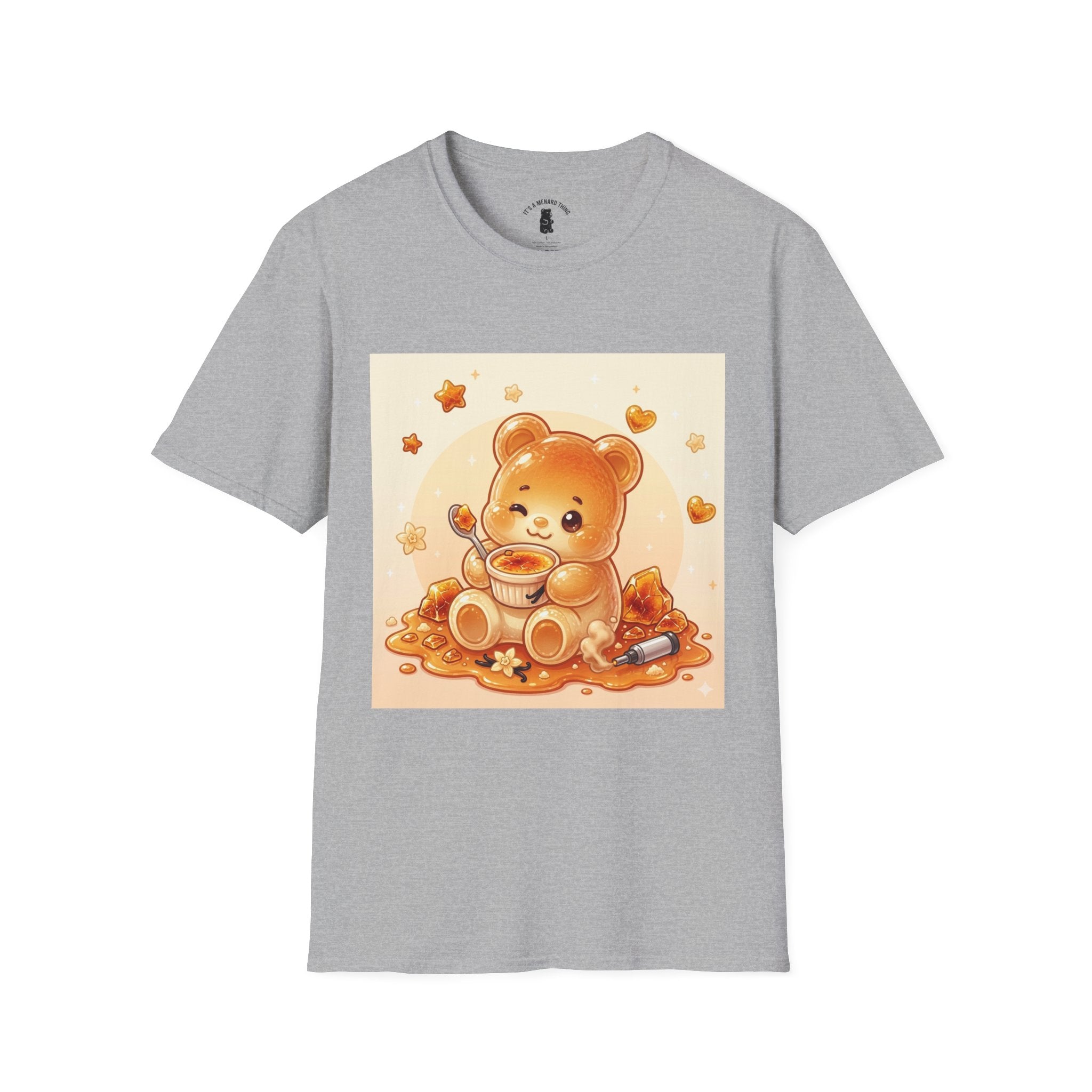 Cream Brulé Cutie, Gooey Gummy Bear – Adorable Graphic Tee