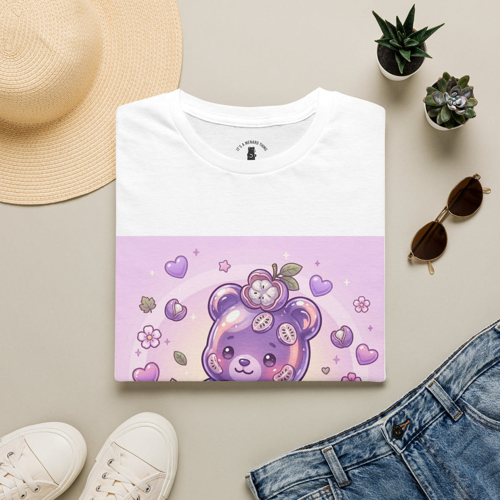 Wild Akebi Exotic Fruit, Oozy Gummy Bear Friend- Kawaii Graphic Shirt