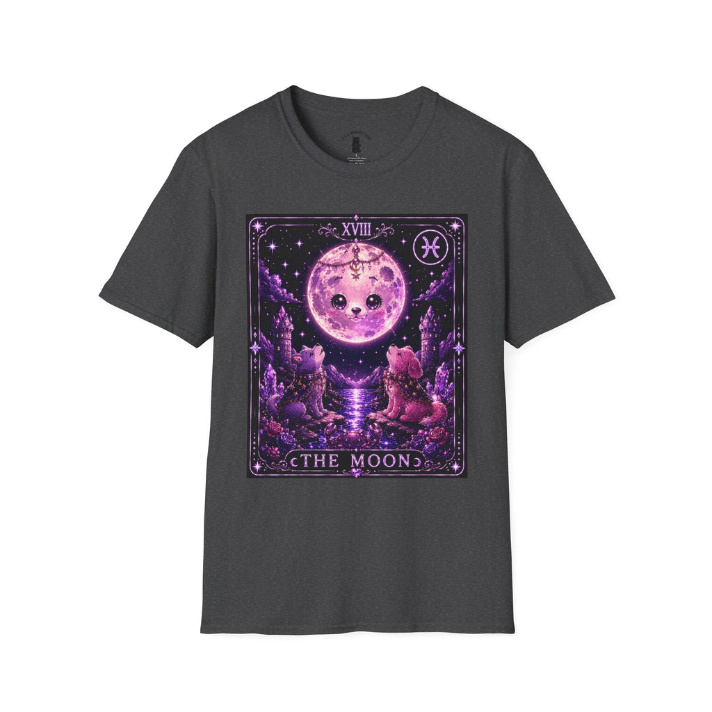 The Moon Tarot Astrological Style Oozy Bear Gummy Friend- Graphic Shirt