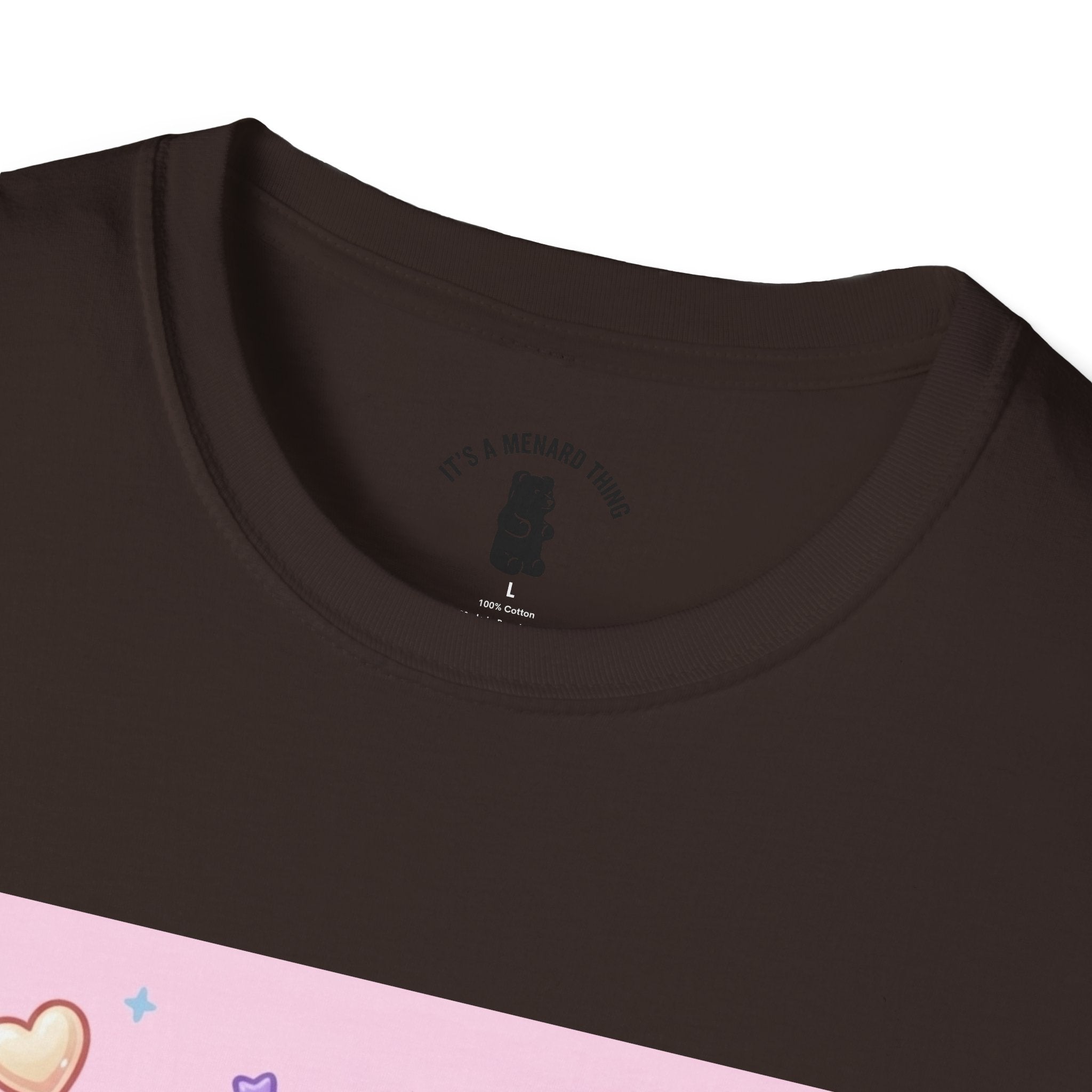 Coconut Milk Gooey Gummy Bear T-Shirt — Kawaii Dessert Graphic Tee