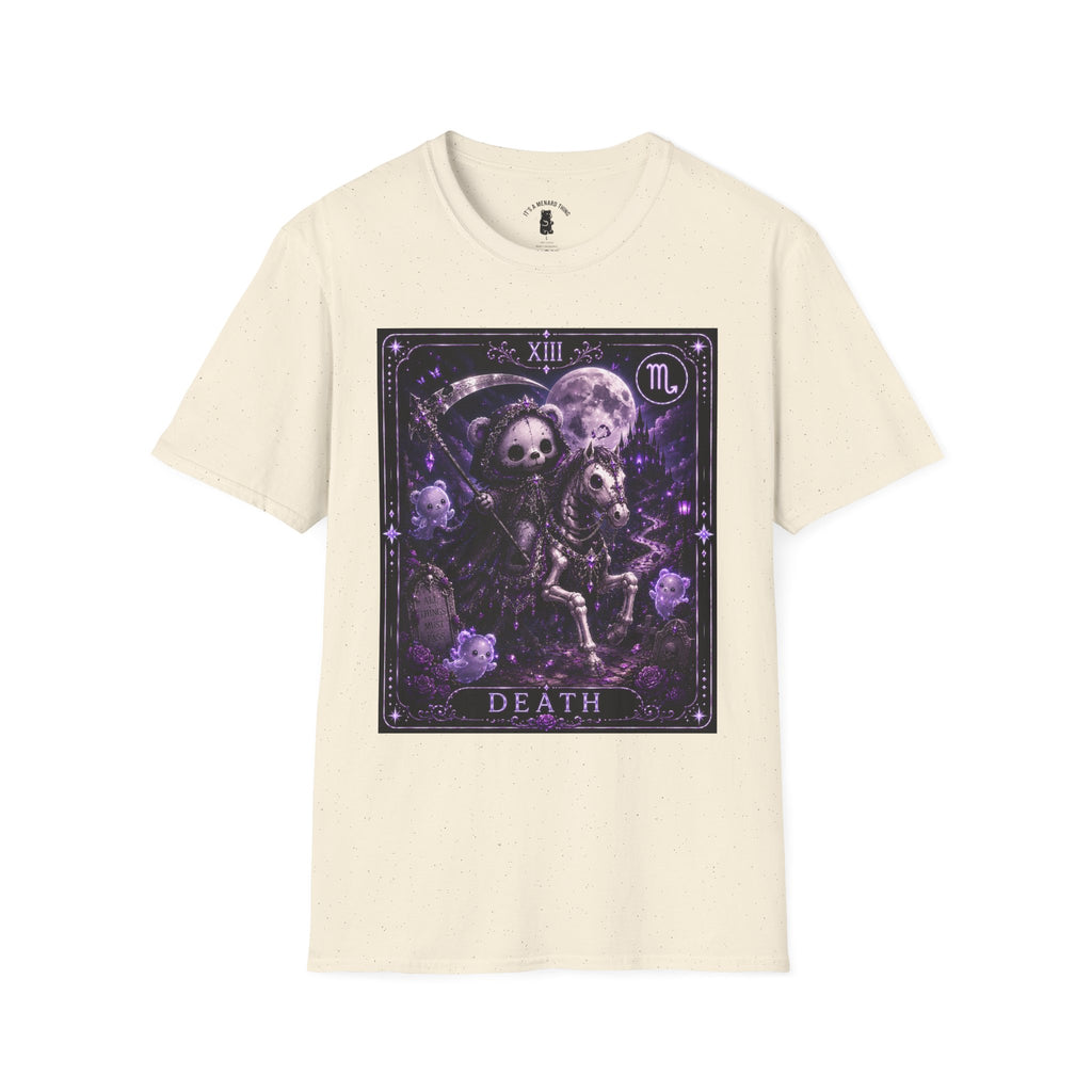 Death Tarot Gothic Skeleton Oozy Bear Special Addition- Graphic Shirt