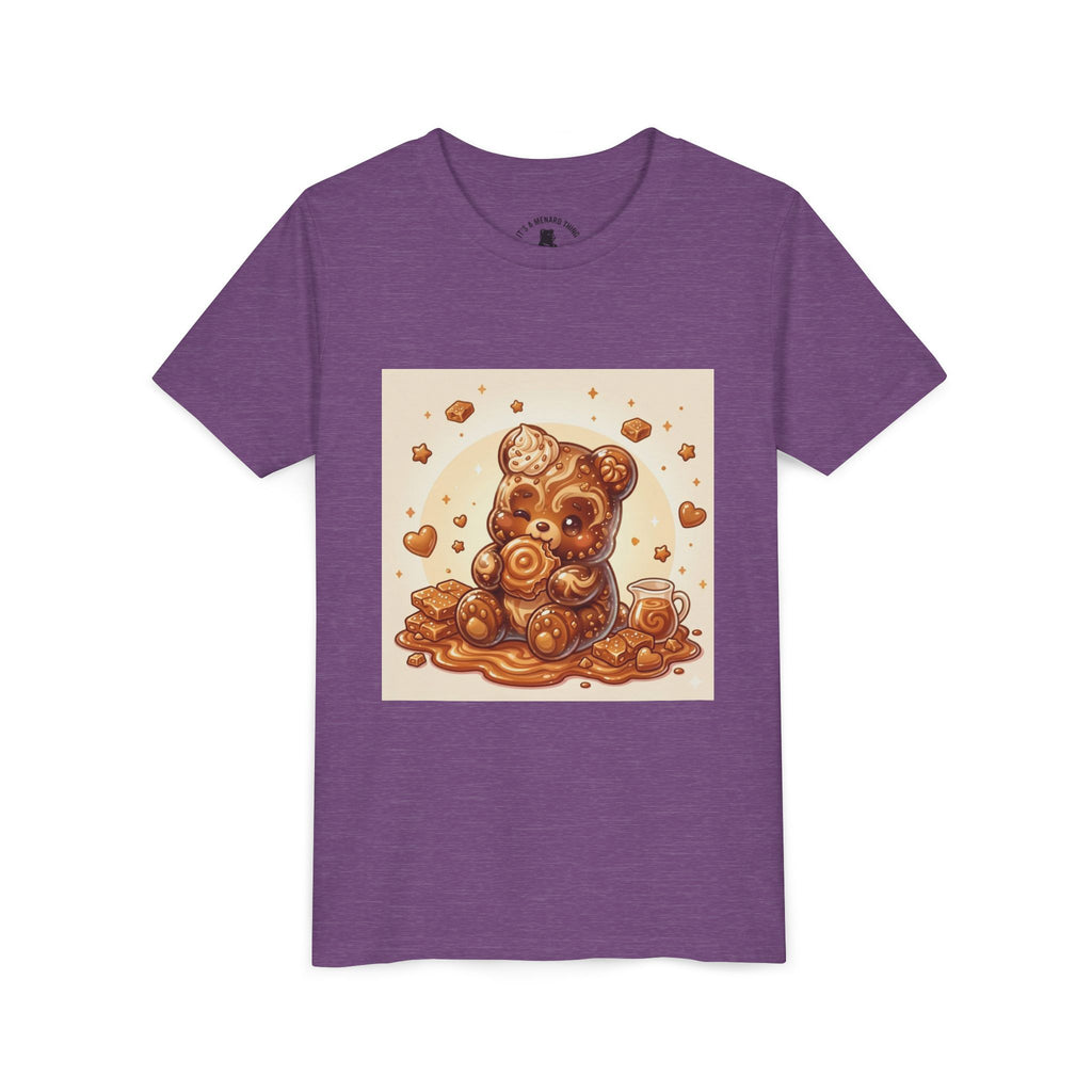 Cinnamon Coffee Cake Gooey Gummy Bear Graphic Kids Shirt