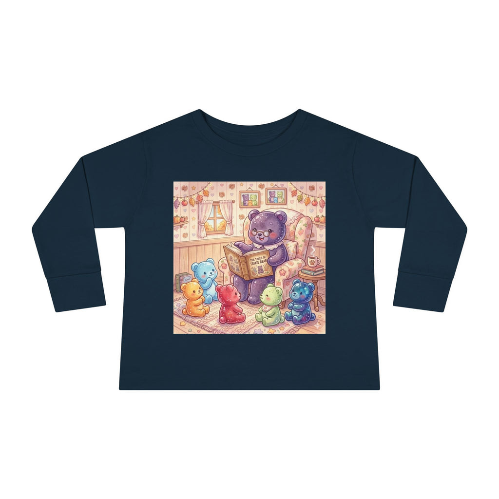 Nana Oozy Gummy Bear Story Time- Graphic Long Sleeve Shirt