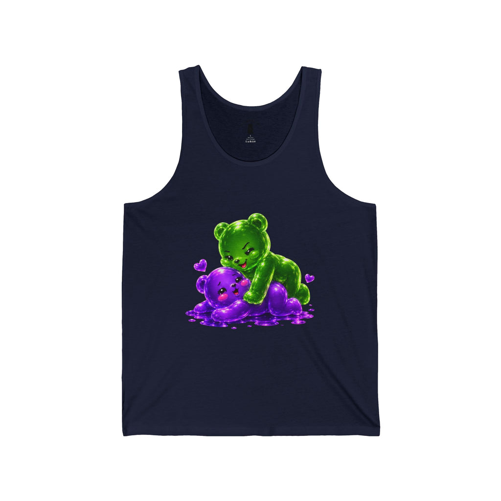 Wrestling Around, Oozy Bear Couple Gummies Special Addition- Graphic Tank Top (Adults Only!)