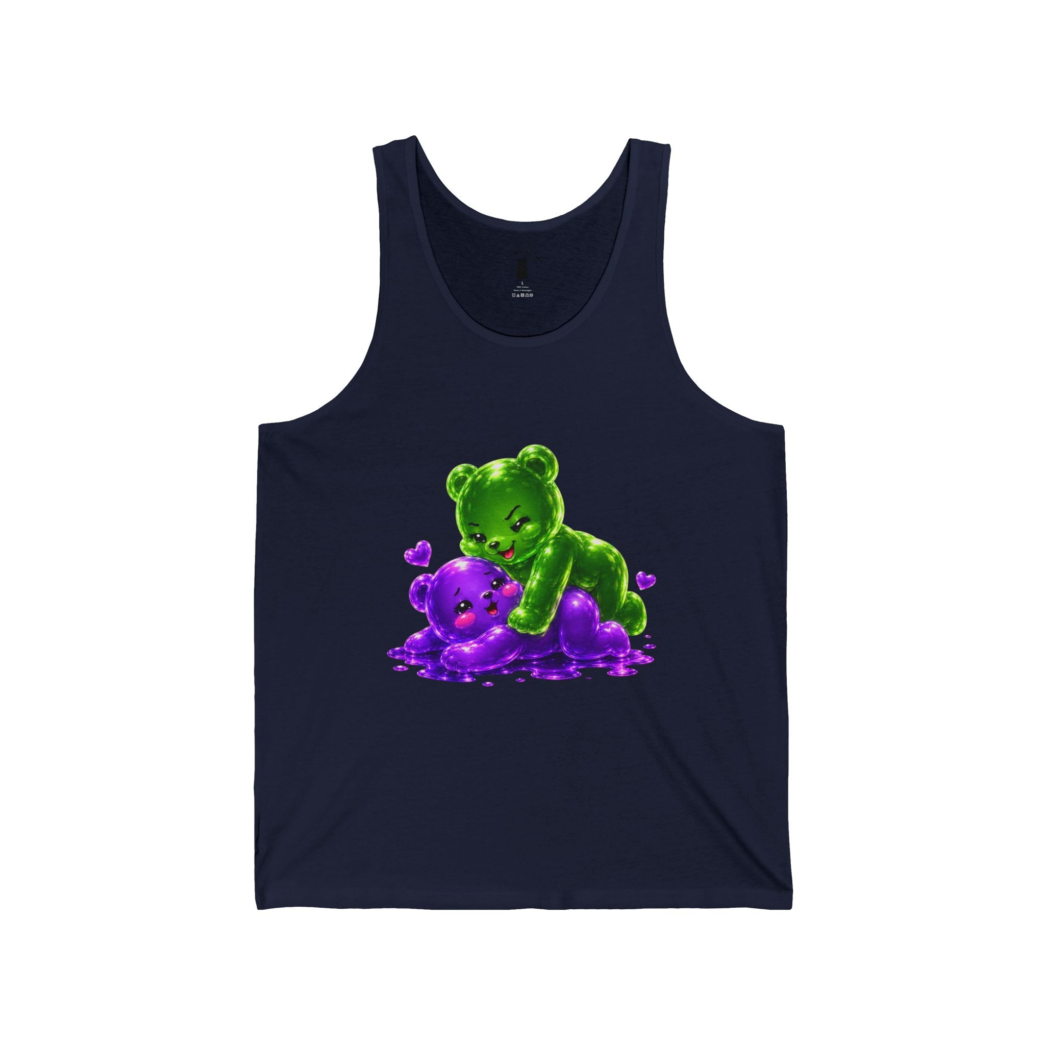 Wrestling Around, Oozy Bear Couple Gummies Special Addition- Graphic Tank Top (Adults Only!)