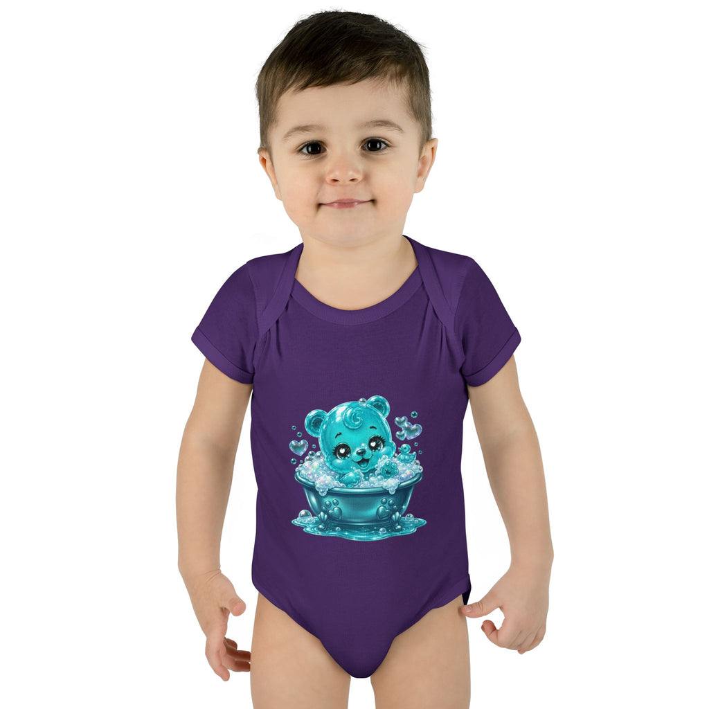 Adorable Bubble Bath Oozy Baby Gummy Bear Cutie Addition- Graphic Onesie