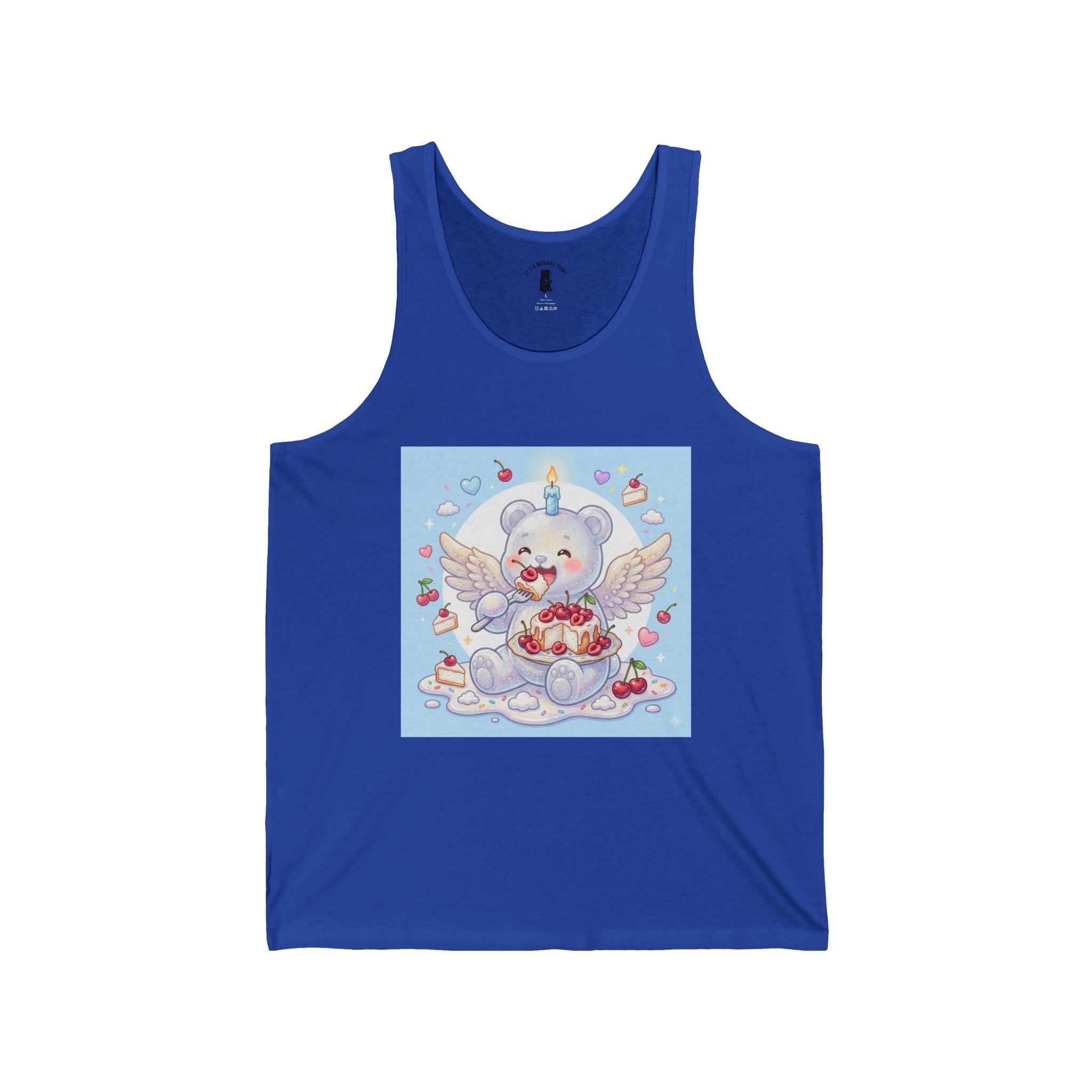Angel Food Cake Special, Gooey Gummy Bear — Cute Graphic Tank Top