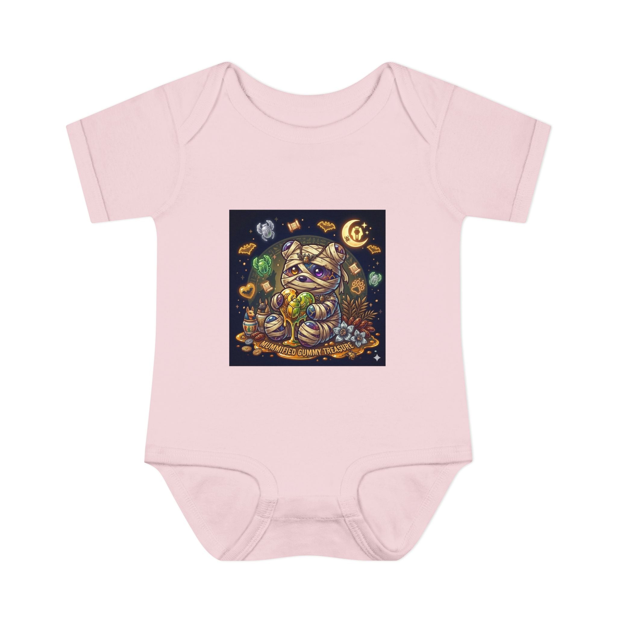 Infant Bodysuit - Cute Gooey Mummy Bear Halloween