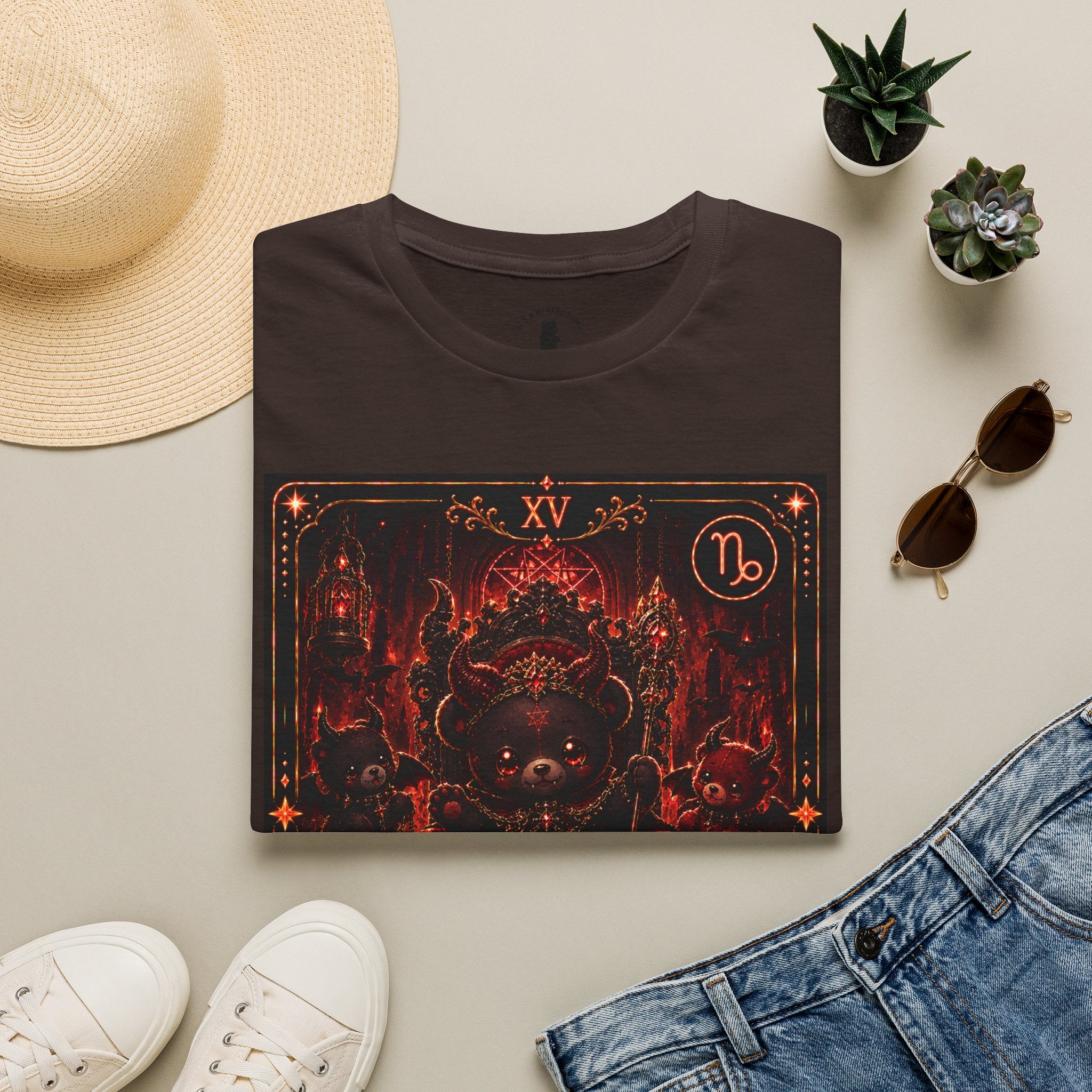 The Devil Tarot Card Oozy Bear Friend Special Addition- Graphic Shirt