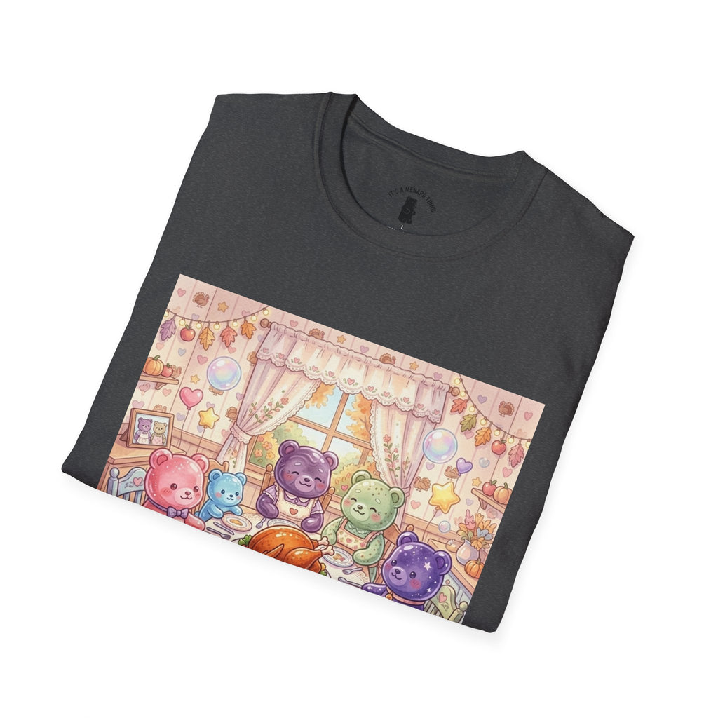 Thanksgiving with the Gummy family, Gooey Gummy Friends- Kawaii Graphic T-Shirt