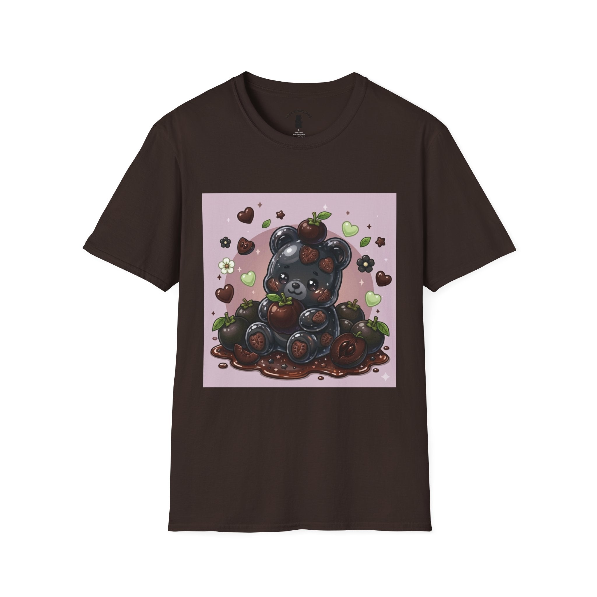 Special Black Sapote Fruit, Exotic Oozy Gummy Bear — Kawaii Graphic Shirt