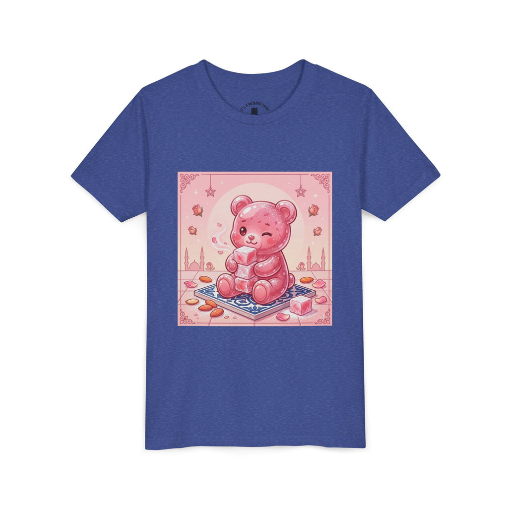 Turkish Delight Rose Water Gooey Gummy Bear- Illustration Youth T-Shirt