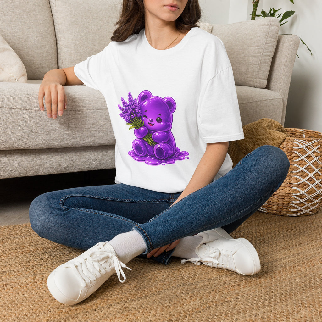 Special Lavender flower, Oozy Bear Gummy Friend- Graphic Shirt