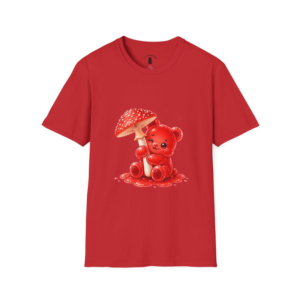 The Fly Agaric Fungi Special, Red Oozy Bear Gummy Friend- Graphic Shirt