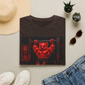 Bar Lifting Fitness Workout, Crimson Oozy Buff Bear Gummy Gym Addition- Adult Graphic Shirt