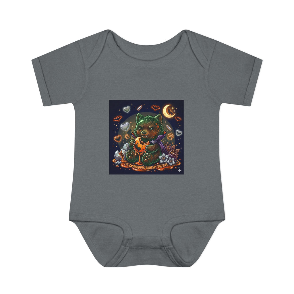 Baby Bodysuit — Cute Halloween Werewolf Gooey Bear