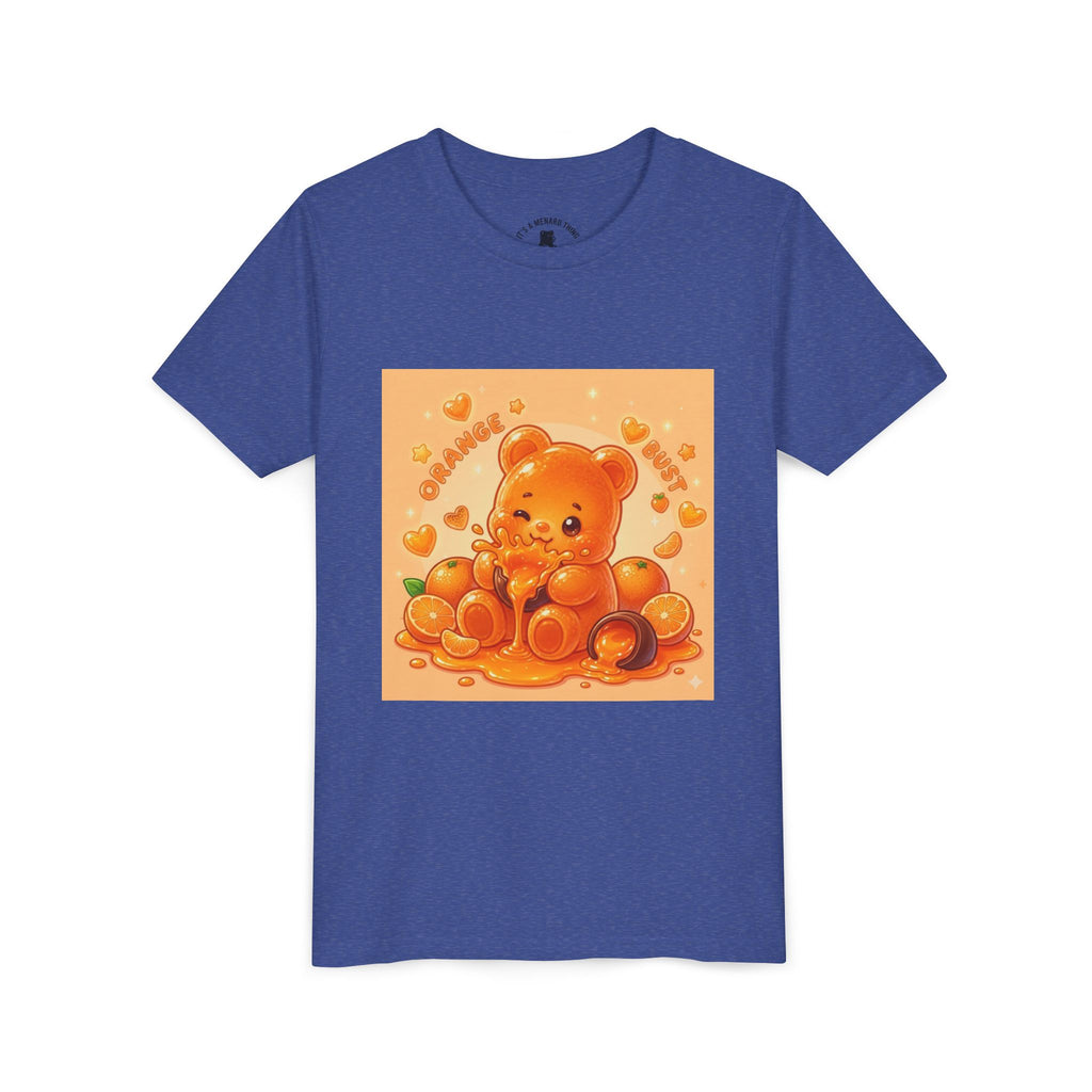 Gooey Orange Gummy Bear Graphic Tee for Kids