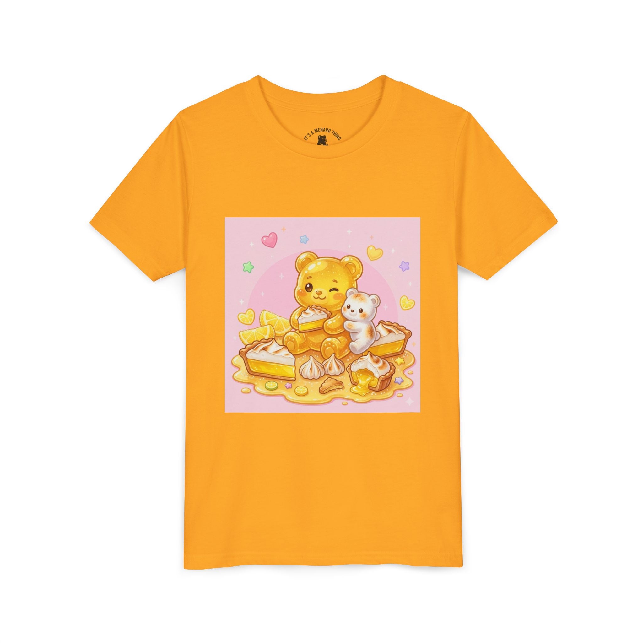Lemon Meringue Pie Gooey Gummy bear Youth Tee