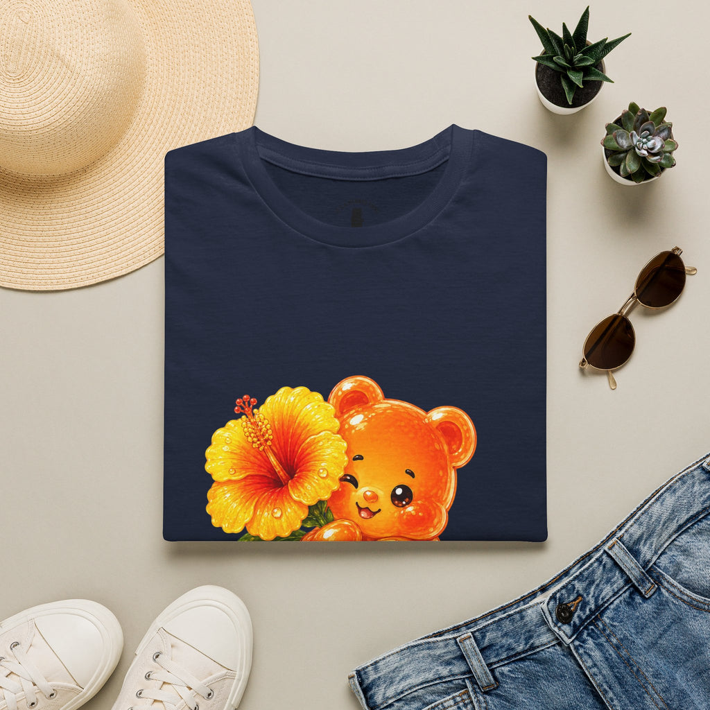 Hello Hibiscus, Orange Oozy Bear Gummy Friend Special Flower Addition- Grap