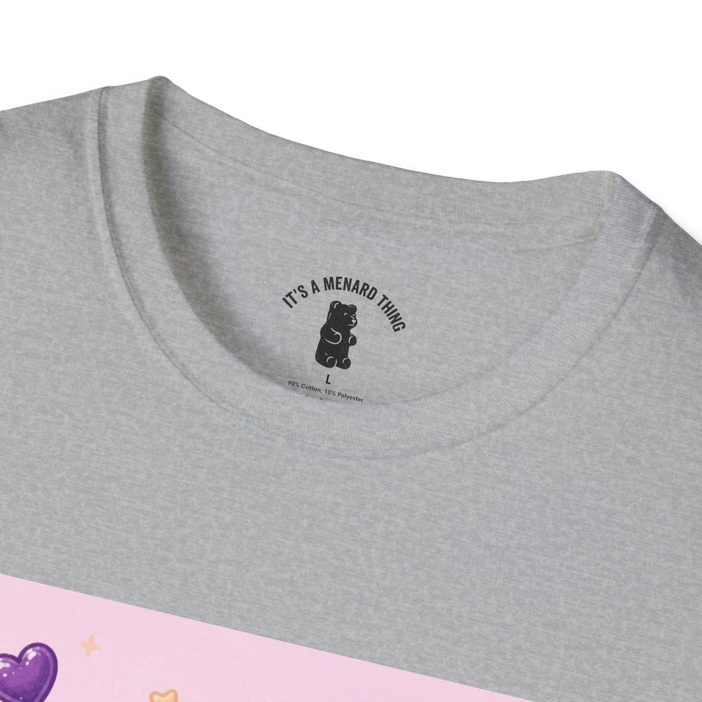 Ube & Condensed Milke Purple Gooey Gummy Bear — Kawaii Graphic Tee
