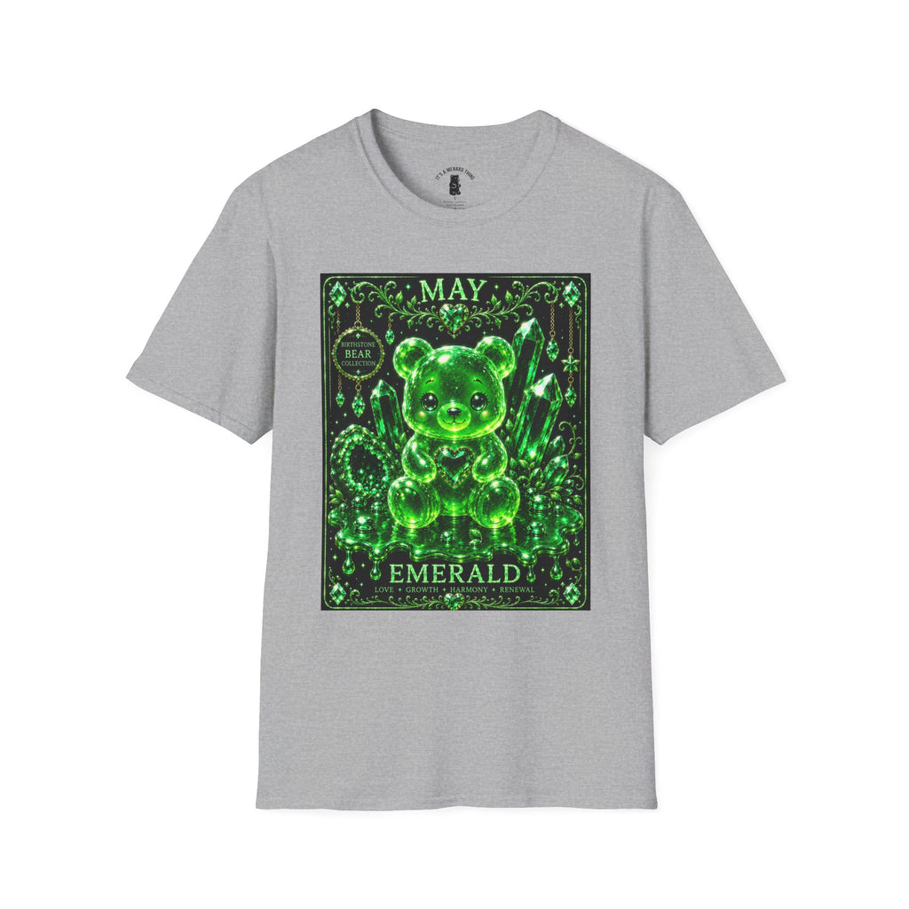 May, Emerald Birthstone Oozy Bear Gummy Special Addition- Graphic Shirt