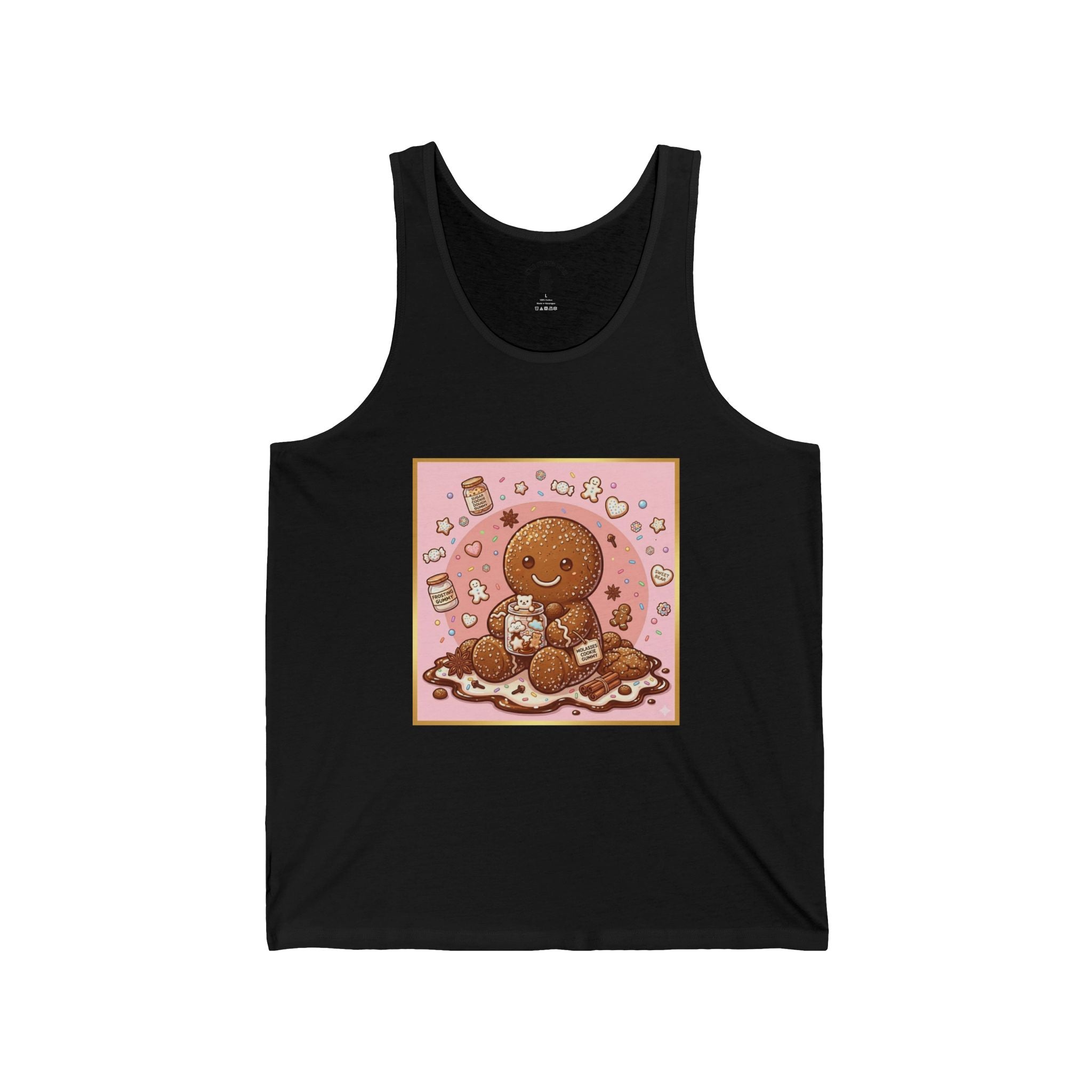 My Little Molasses man, Gooey Non-Gummy Friend — Kawaii Graphic Tank Top