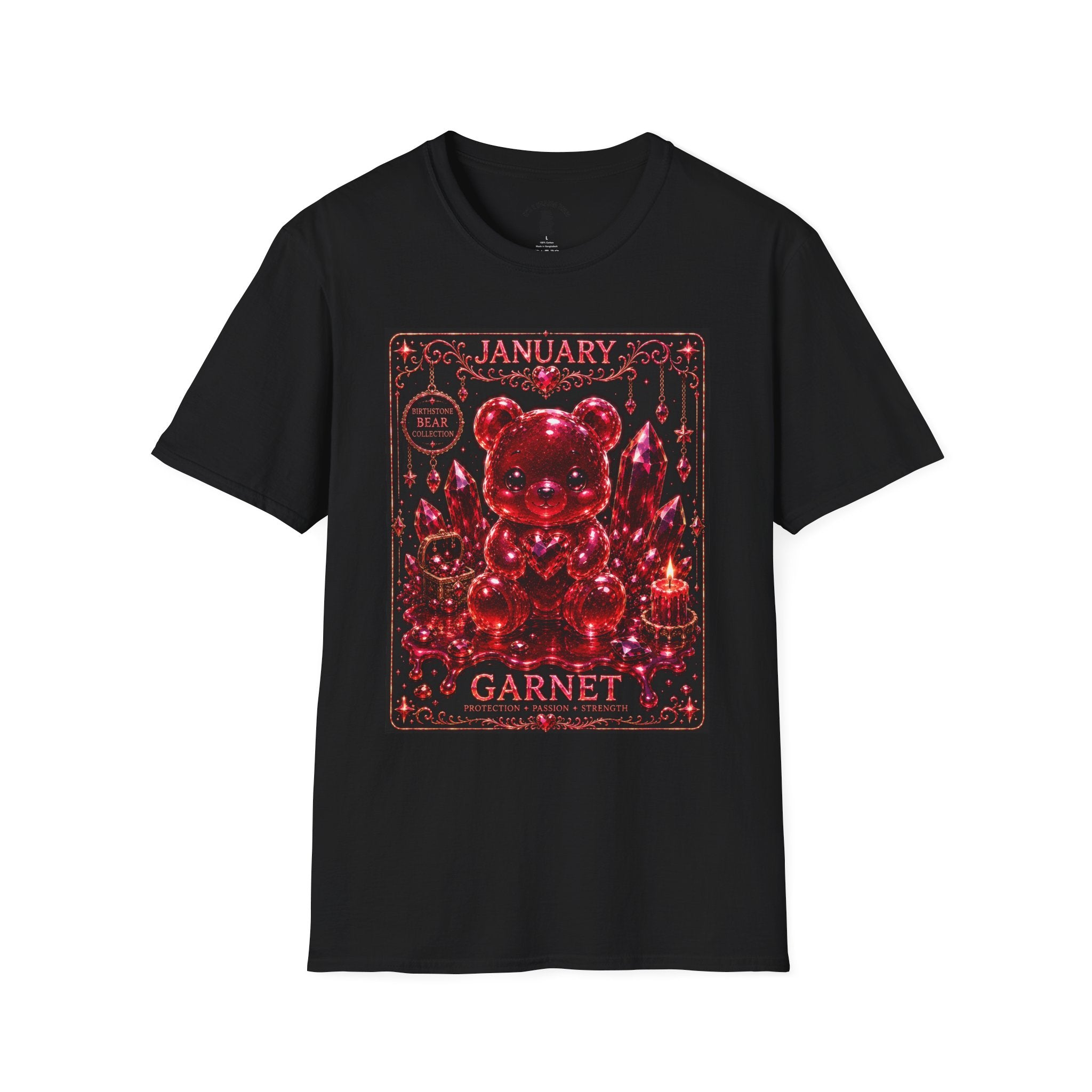 January Garnet Birthstone Oozy Bear Friend Special Addition- Graphic Shirt