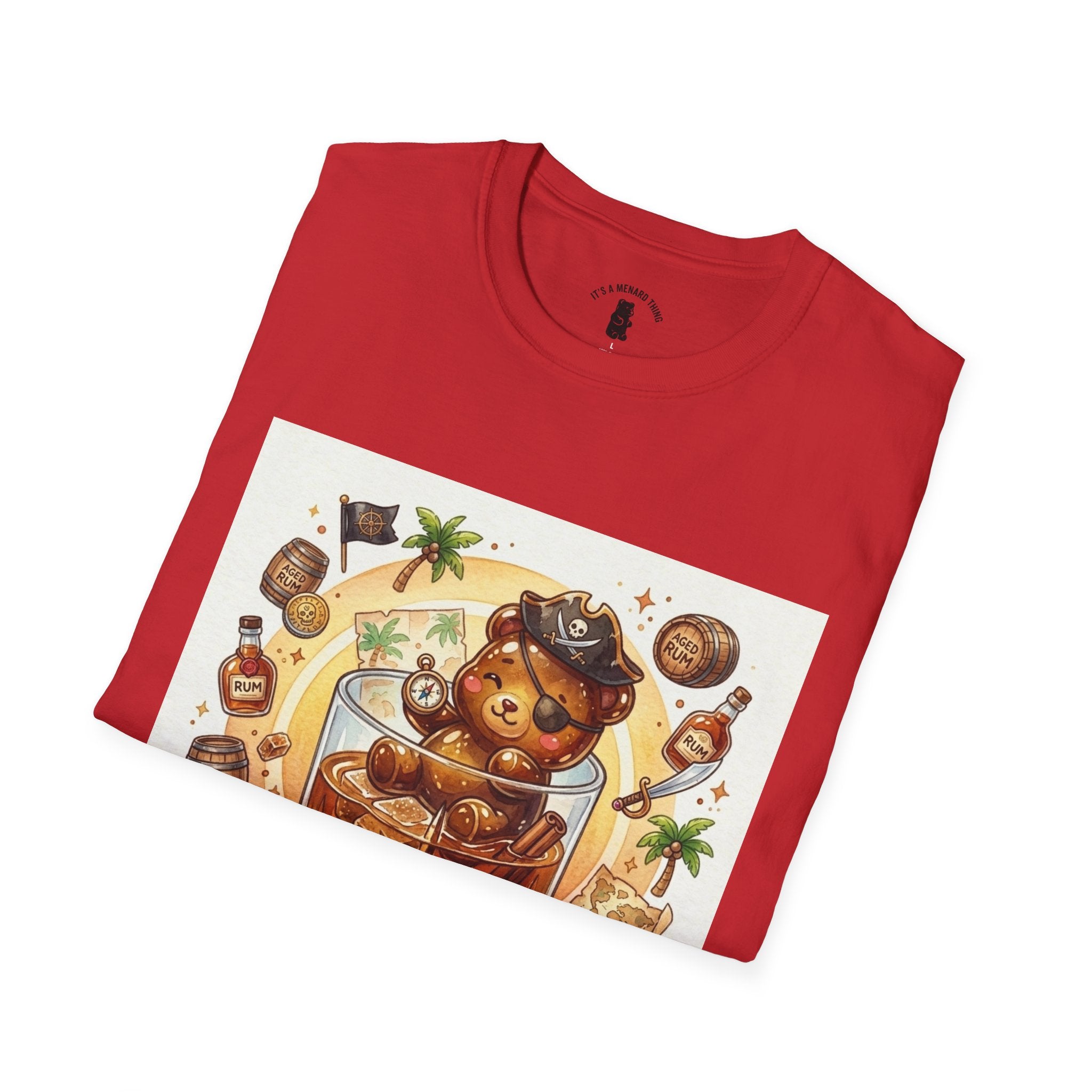Yo-Ho Pirates Rum! Boozy Gooey Gummy Bears- Kawaii Graphic T-Shirt