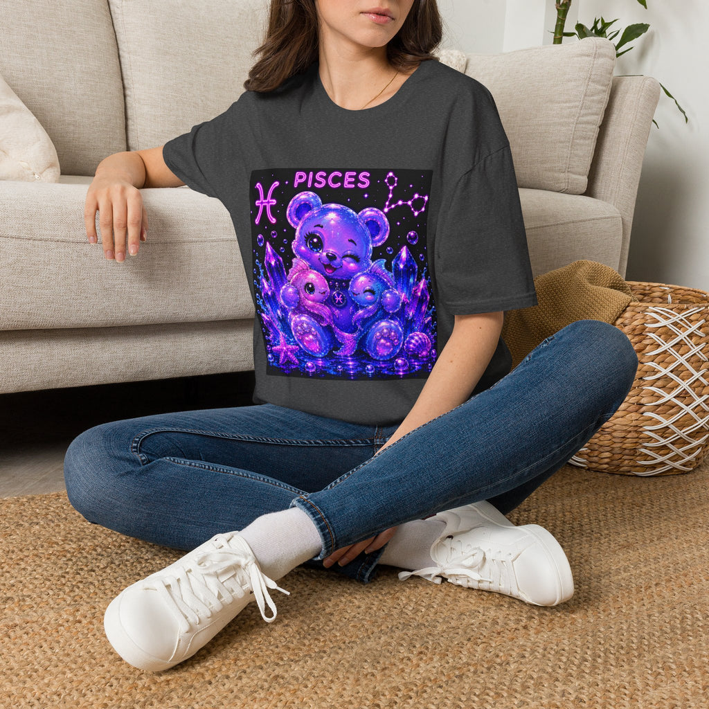 Pisces Zodiac Astrology Oozy Bear Friend Special Addition- Graphic Shirt