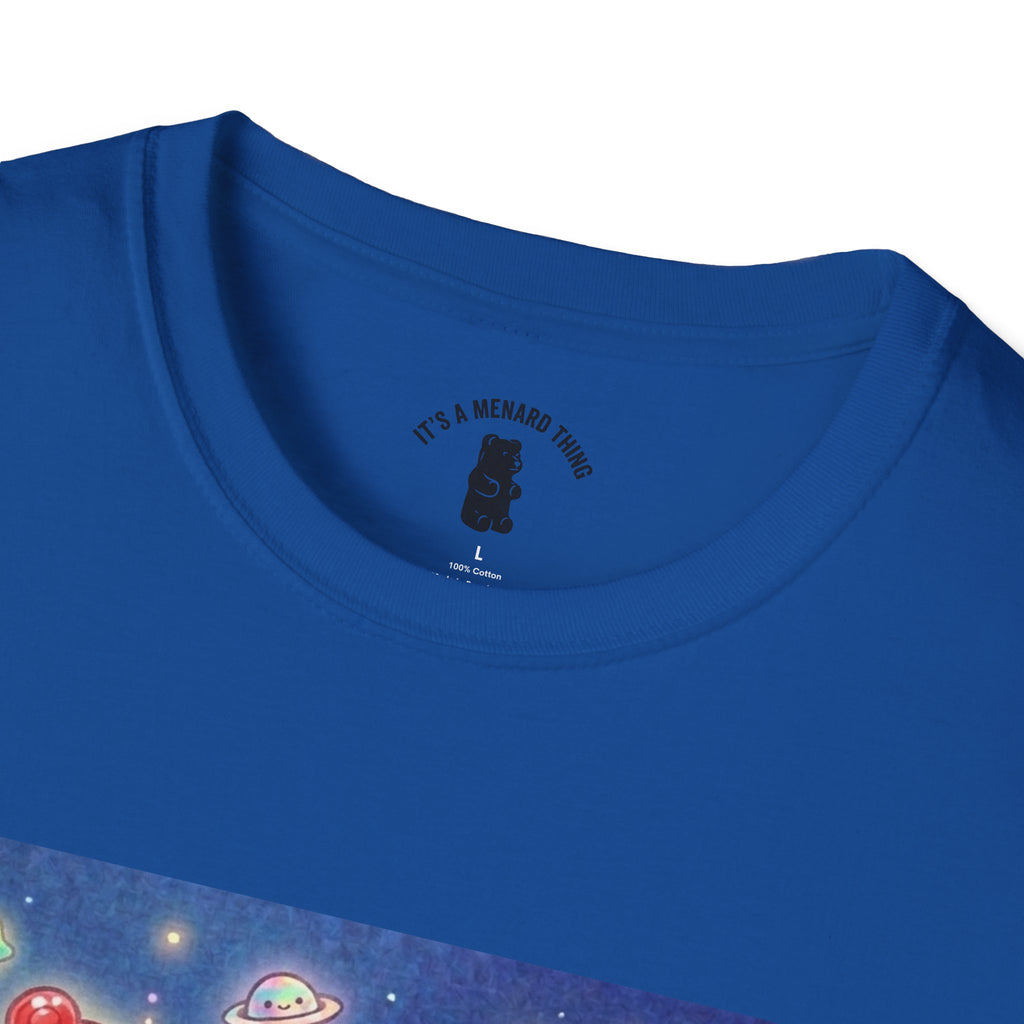 Think of Mars, Red Crystal Gooey Gummy Bear — Space Graphic T-Shirt