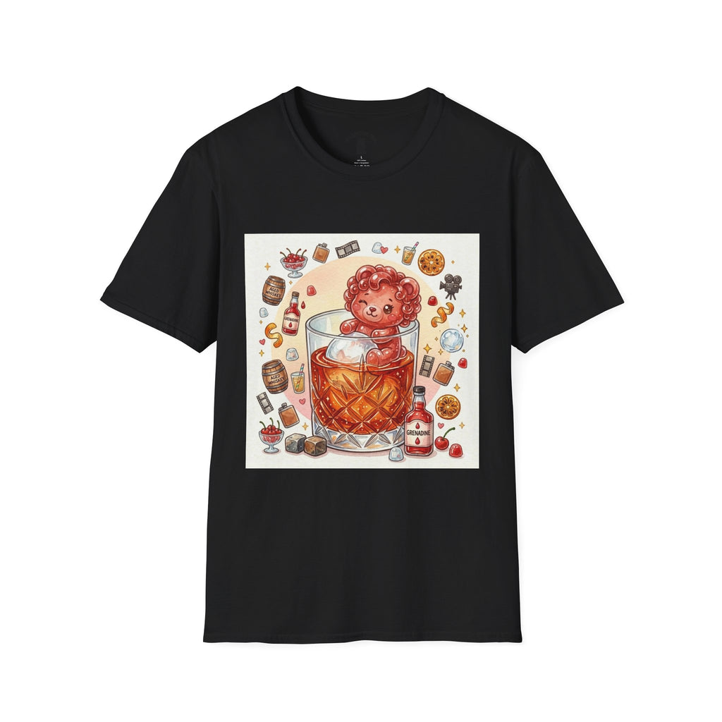 Shirley Temple Boozy Gooey Gummy Bear- Kawaii Graphic T-Shirt