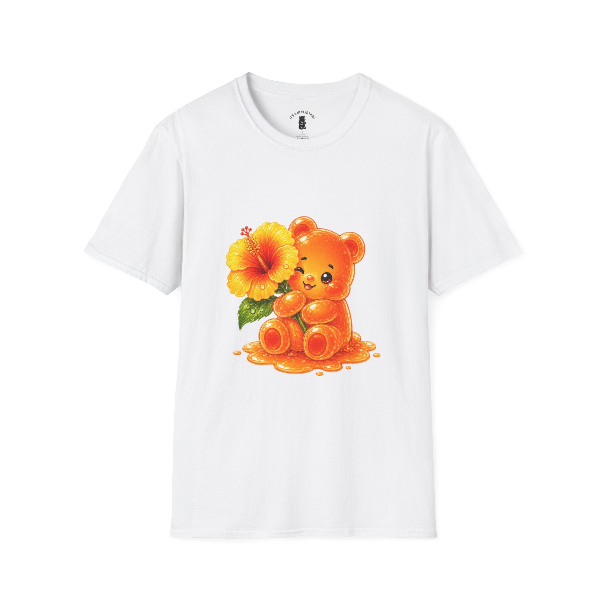 Hello Hibiscus, Orange Oozy Bear Gummy Friend Special Flower Addition- Grap