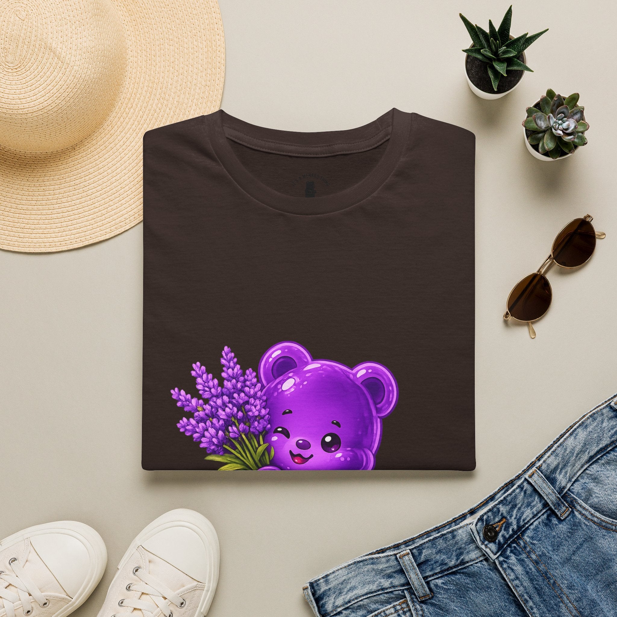 Special Lavender flower, Oozy Bear Gummy Friend- Graphic Shirt