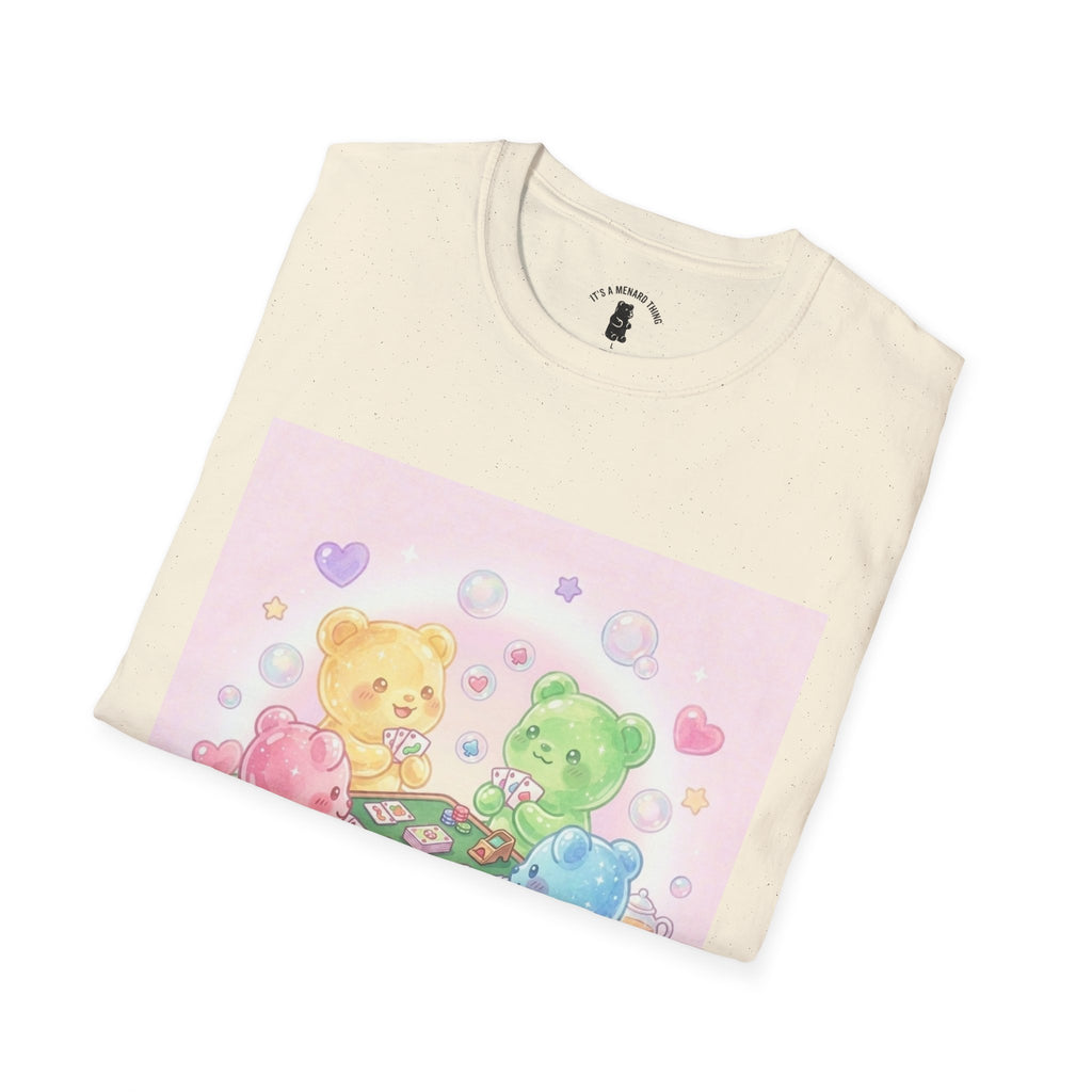 Friendly Card Game, Gooey Gummy Friends- Kawaii Graphic T-Shirt