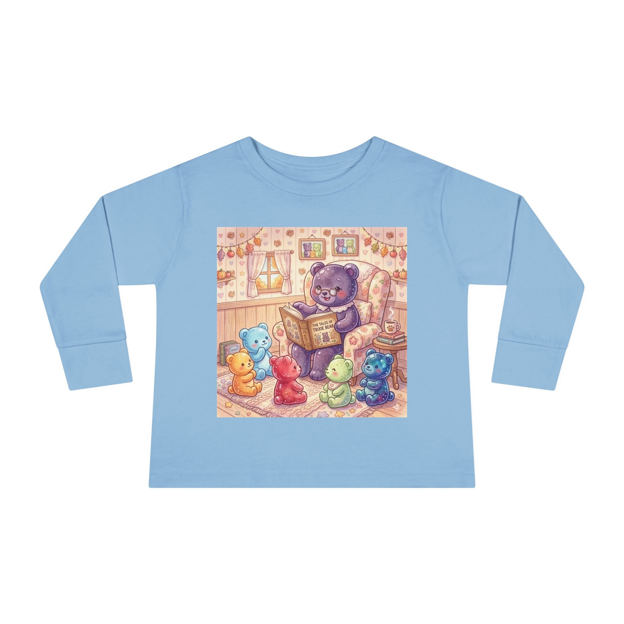 Nana Oozy Gummy Bear Story Time- Graphic Long Sleeve Shirt