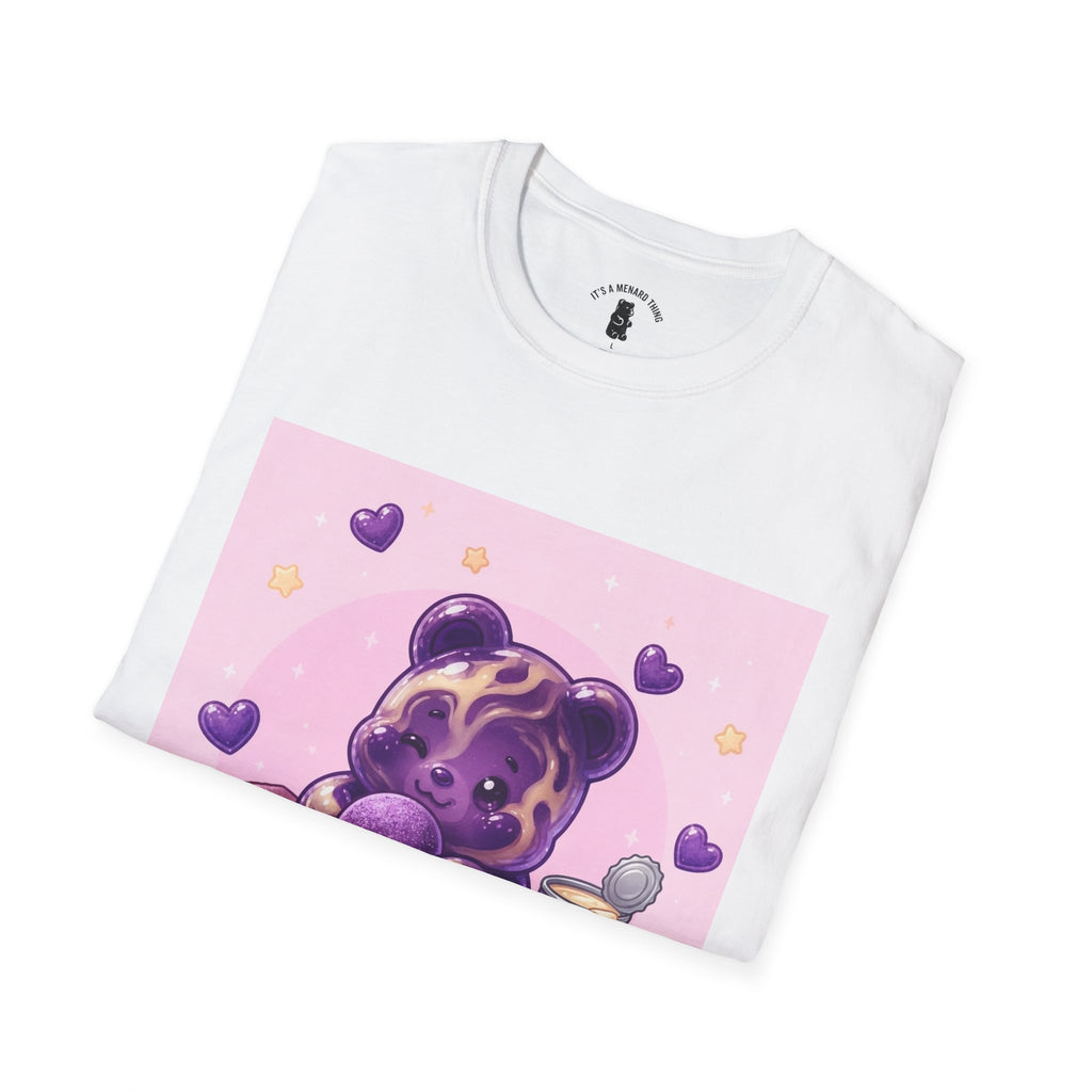 Ube & Condensed Milke Purple Gooey Gummy Bear — Kawaii Graphic Tee