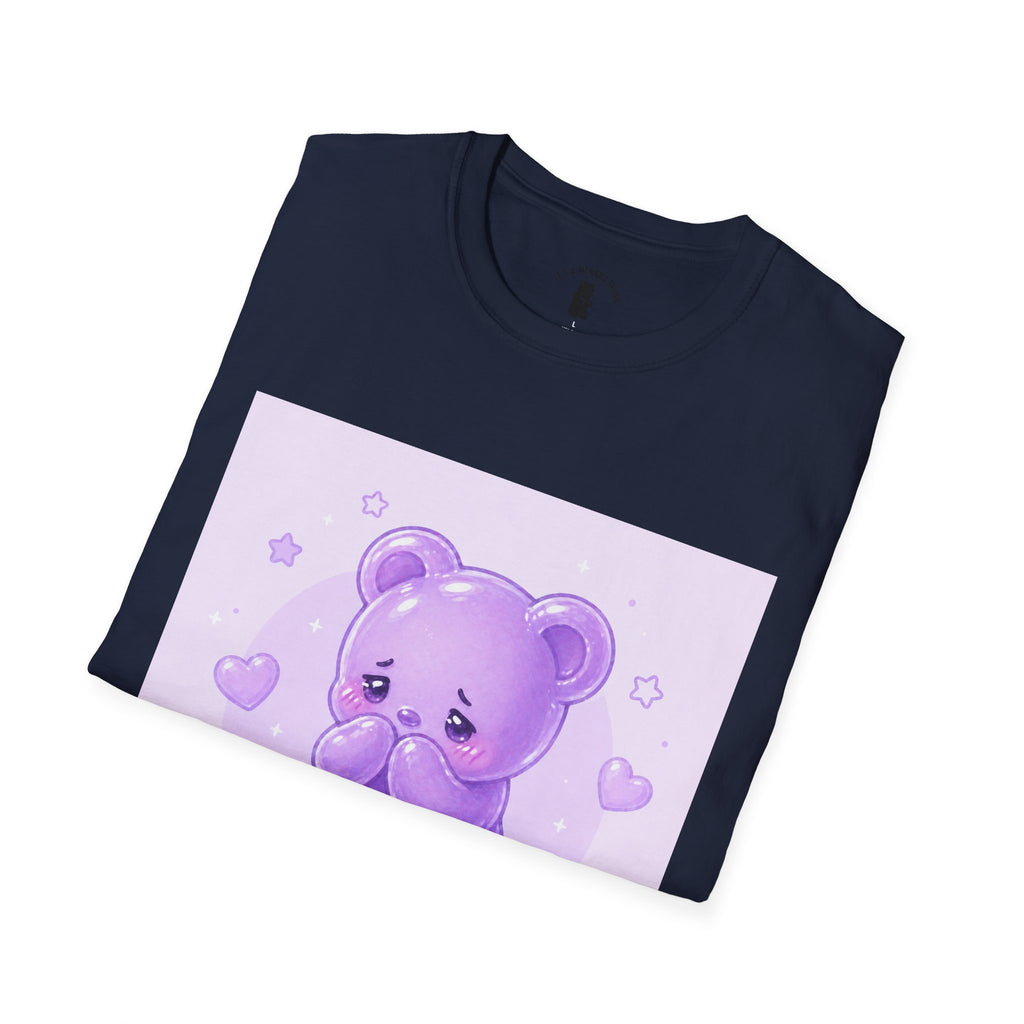 "Don't Look at Me" Shy gooey Gummy bear Kawaii T-Shirt