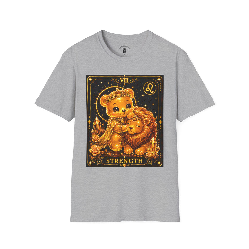 Strength Tarot Golden Lion & Oozy Bear Friend Special Addition- Graphic Shirt