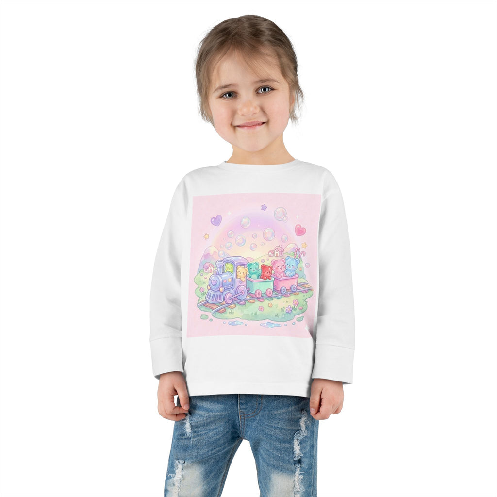 Choo-Choo Train with Friends, Oozy Bear Gummy Fun Trip- Graphic Long Sleeve Shirt