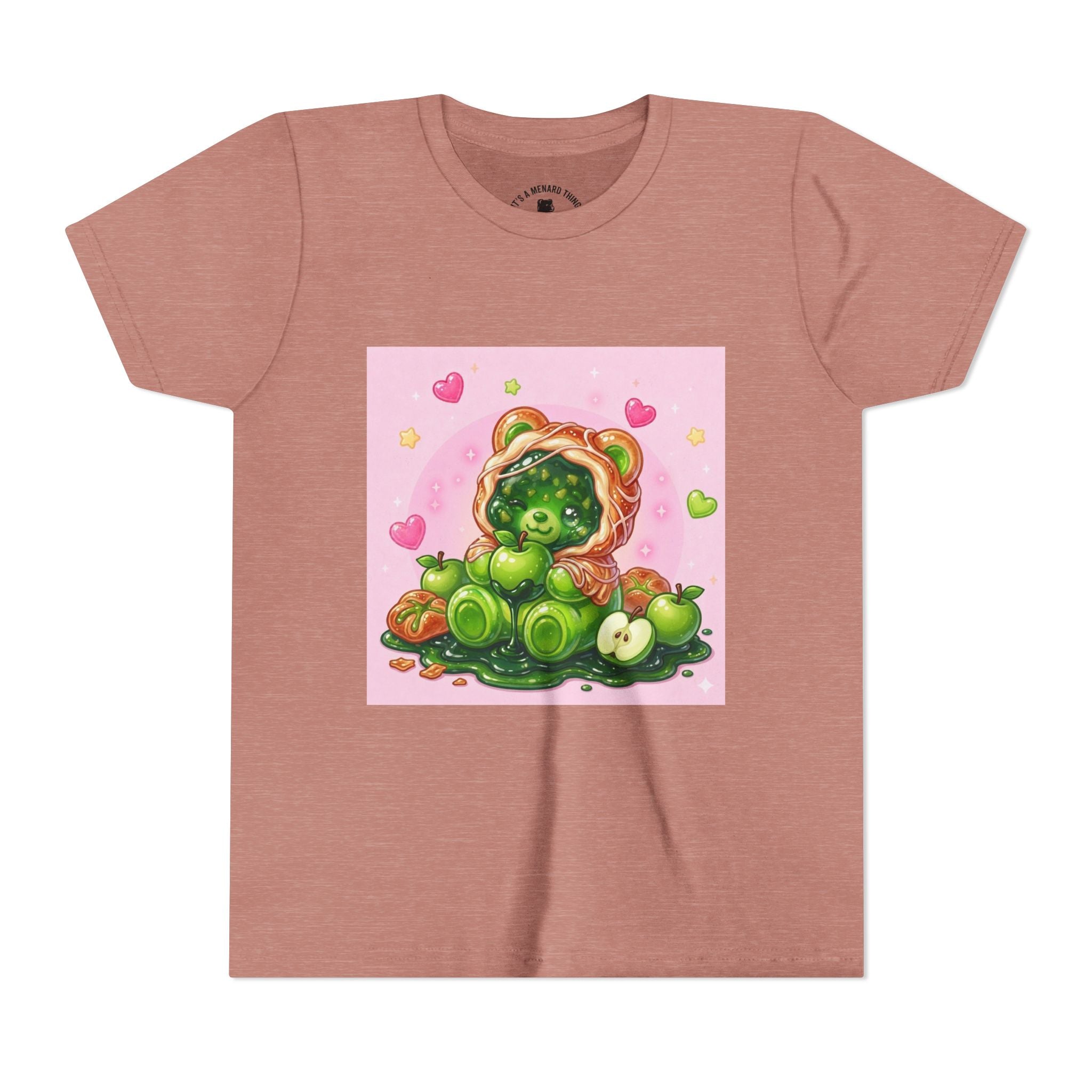 Cute Green Apple Gooey Gummy Danish Bear