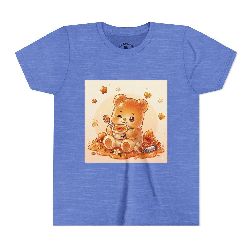 Cream Brulé Crunch Gooey Gummy Bear Graphic Youth Shirt
