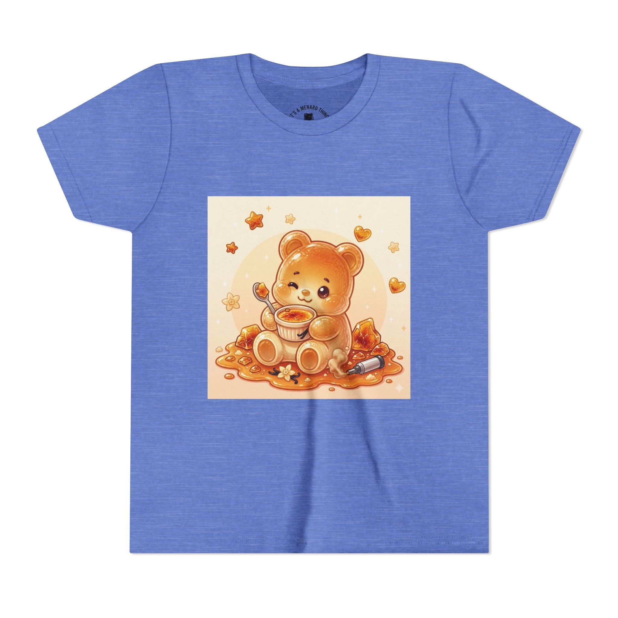 Cream Brulé Crunch Gooey Gummy Bear Graphic Youth Shirt